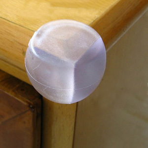 Protectores de esquinas redondos, transparentes y seguros para bebés para mesas de café de vidrio. - Product Image 2
