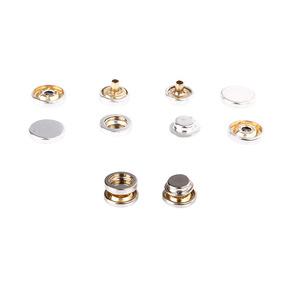 Alloy Snap Fasteners 503 11mm Hollow Bottom Round For Garment Durable - Product Image 2