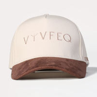 Gorras de Golf Personalizadas de 5 Paneles para Hombre, de Alta Calidad, con Logotipo Personalizado, Gorras de Dos Tonos, Gorra de Béisbol Estructurada con Logotipo Bordado
