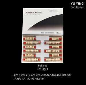 CE/ISO Set gigi sintetis gigi, Multi corak mulut penuh akrilik ukuran Normal gigi - Product Image 2