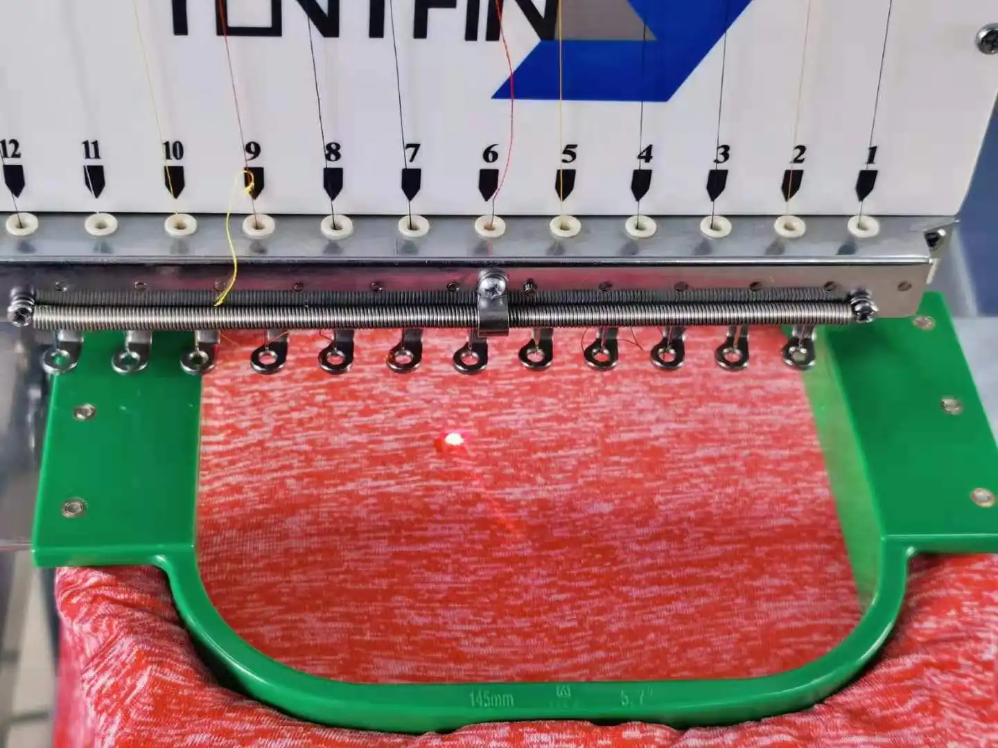 Yonthin 12/15ニードルTC-1501キャップハットTシャツロゴ自動コンピューター化シングルヘッド刺Embroidery機