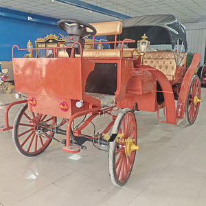 Charrette de princesse électrique sans chevaux de haute qualité, prix d'usine, vente en gros, charrette de balade Cendrillon - Product Image 1