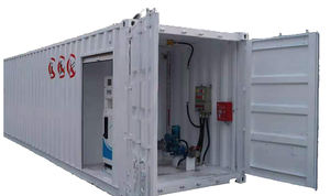 <span class=keywords><strong>Station</strong></span> d'essence de conteneur mobile montée sur dérapage d'usine chinoise de 20 pieds 40 pieds pour <span class=keywords><strong>le</strong></span> matériel d'acier au carbone d'essence et de diesel - Product Image 6