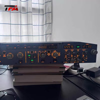 Module de contrôle complet du cockpit Airbus A320 FCU EFIS pour simulateur de vol, ensemble combiné pour entraînement à la conduite aérienne à domicile et jeux, compatible