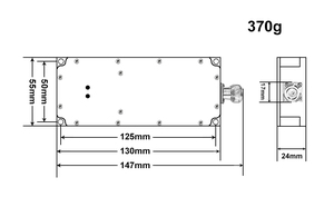 โมดูลเครื่องขยายสัญญาณ RF GaN กำลัง 50 วัตต์ 6690-6840 เมกะเฮิรตซ์ |   ประสิทธิภาพสูง, แบนด์กว้าง, ขั้วต่อแบบ N-Type - Product Image 6