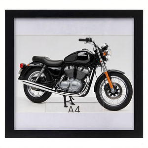 Cao cấp MDF gỗ khung ảnh 8x10 5x7 4x6 inch shatterproof Glass walltabletop hiển thị hiện đại trang trí nội thất Món quà Màu Đen/Trắng óc chó - Product Image 3