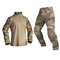 Emersongear Vente en gros Uniformes de combat G3 Chemises et pantalons avec genouillères Vêtements de chasse tactiques multi-camo