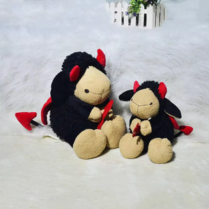 Lindo y Feo Peluche de Oveja Demonio, Adorno Divertido, Accesorio Peculiar, Regalo Festivo - Product Image 3