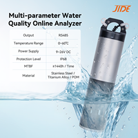 Capteur de qualité de l'eau numérique multiparamètres tout-en-un, sortie RS485, capteur de pH, de conductivité et de salinité