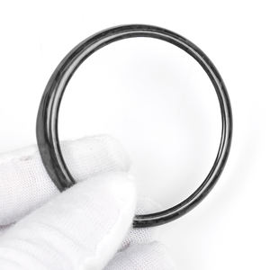 Caja circular pequeña Shasha Carbon Gear, accesorios interiores de fibra de carbono Real para <span class=keywords><strong>Fiat</strong></span> Abarth 500 - Product Image 4