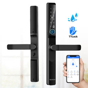 Tediton <span class=keywords><strong>Serure</strong></span> de Porte Inteligente Pour Porte Extérieure Numérique Ttlock Biométrique Intelligent Serrures de Porte Coulissante - Product Image 1