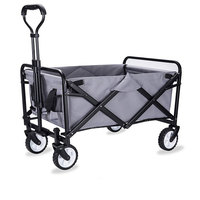 Extérieur roue chariot de magasinage parc chariot utilitaire camping pique-nique panier