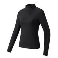 Chaqueta con Logotipo Personalizado, Sudadera con Media Cremallera, Chaqueta Básica de Manga Larga, Chaqueta con Bolsillo, Chaqueta de Golf con Cremallera para Hombre, Mi Logotipo