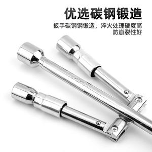 Llave cruzada plegable, llave de vaso métrica para desmontaje de neumáticos, herramienta de reparación de automóviles - Product Image 2