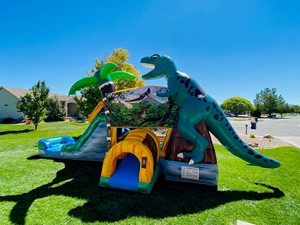 Trampolín inflable para niños, combo de dinosaurio de agua, parque de atracciones - Product Image 3