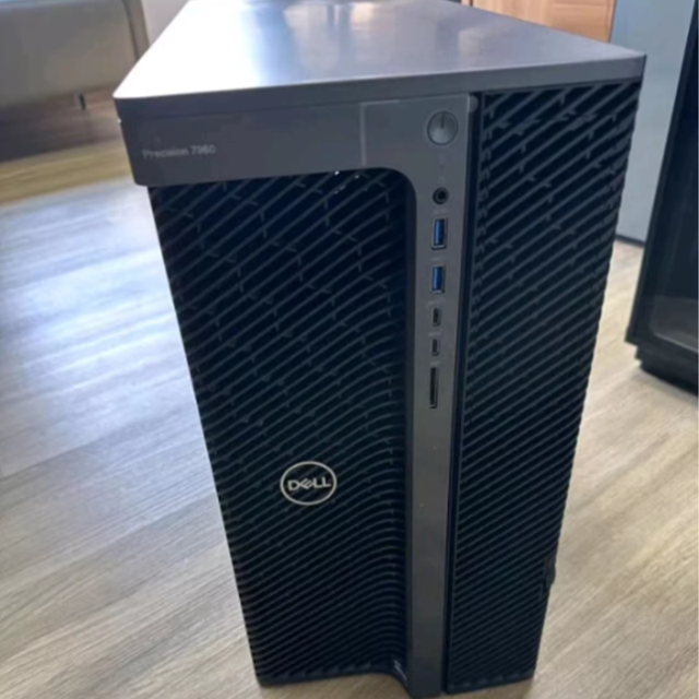 Precision 7960 Tower Workstation Intel Xeon W7-3445 64GB DDR5 4TB M.2 SSD A2000 Ready to Ship In Stock Now