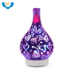 Crystal glass air humidifier essential oil diffuser electric aroma essence diffuser