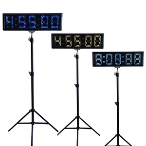 <span class=keywords><strong>Chronomètre</strong></span> <span class=keywords><strong>programmable</strong></span> à LED grand format Jhering de 5 pouces, à une seule face, pour marathon, entraînement de course - Product Image 3