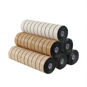 Papier peint 3D moderne de luxe léger en PVC à rayures et à carreaux, antistatique, pour hôtel, salle de bain et mur de fond de chambre - Product Image 3