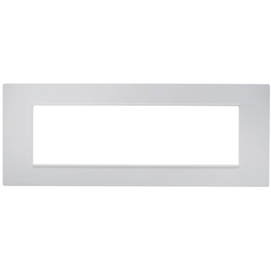 White Soft <b>Touch</b> Plate 7-Way Compatible With Vimar Plana <b>Switches</b> - Product Image 1
