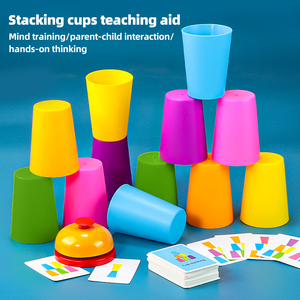 <span class=keywords><strong>Jeu</strong></span> <span class=keywords><strong>de</strong></span> tasses rapides HTL : Empilage rapide avec cartes, cloche, <span class=keywords><strong>jeu</strong></span> <span class=keywords><strong>de</strong></span> combat <span class=keywords><strong>de</strong></span> réflexes et <span class=keywords><strong>de</strong></span> correspondance des couleurs pour 2 joueurs, entraînement <span class=keywords><strong>de</strong></span> réaction, fête en famille - Product Image 1