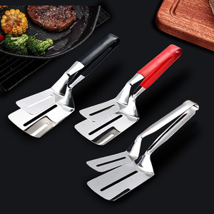Envío directo disponible. Pinzas para carne de acero inoxidable 304, espátula de cocina, pinzas espátula multifuncionales y gruesas para el hogar - Product Image 3
