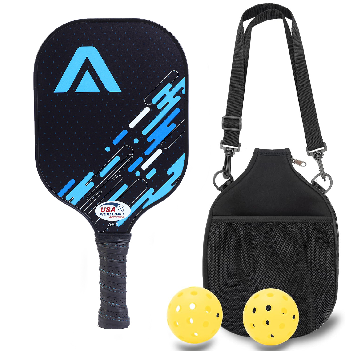 1 racket, 2 balls, 1 storage backpack, kraft paper box [Model 124]