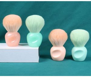 แปรงแต่งหน้าคาบูกิเคลือบสีเมทัลลิก ขนแปรงละเอียดพิเศษ ด้ามจับแบบนิ้วมือ สำหรับไฮไลท์ ปัดแป้ง ปัดแก้ม ขายส่ง รับทำโลโก้ตามสั่ง - Product Image 5