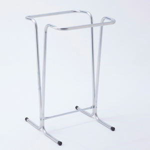 Porte-sac à feuilles grises JH-Mech Porte-sac <span class=keywords><strong>poubelle</strong></span> indestructible en acier au carbone de qualité supérieure <span class=keywords><strong>sur</strong></span> roulettes - Product Image 3