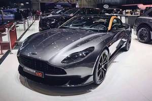 Runde Kit corpo <span class=keywords><strong>STARTECH</strong></span> in fibra di carbonio di alta qualità di alta qualità per gonna Spoiler per labbro posteriore anteriore Aston Martin DB11 - Product Image 2