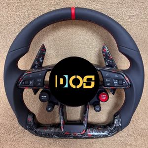 Volant sport personnalisé DOS <span class=keywords><strong>RS</strong></span> pour <span class=keywords><strong>Audi</strong></span> A3 A4 A5 A6 A7 A8 S3 S4 S5 S6 S7 S8 Q3 Q5 Q7 Q8 RS6 RS7 R8, volant en cuir - Product Image 5