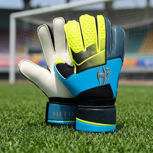 Gants de gardien de but unisexes, design football, personnalisables, professionnels, avec poignées en latex, légers, en vente - Product Image 4