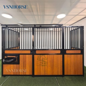 ชุดแผงลอยม้าสำเร็จรูปแบบพรีเมี่ยมพร้อมประตูบานเลื่อนแผงหน้าม้าแบบโมดูลาร์ทนทานสำหรับขายโรงนาม้า - Product Image 3