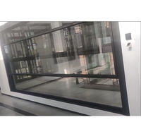 Filet écran électrique rétractable moderne en acier inoxydable Levage vertical automatique Aluminium Verre Balcon Persienne Villas
