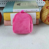 Grosir tas punggung mini warna permen lucu gantungan kunci kartu ID liontin warna-warni tas kecil mewah dompet koin gantungan kunci mainan dompet