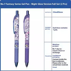 Exclusif <span class=keywords><strong>My</strong></span> <span class=keywords><strong>Little</strong></span> and <span class=keywords><strong>Pony</strong></span> Gel Pen Fantasy Version 7th Friendship Notes Anime Style Cadeau de Noël spécial pour les fans fidèles - Product Image 4
