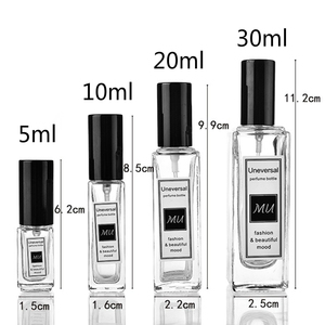 New Modern High Quality Eco-Friendly Matte 5-10-20-30ml Unisex Sensory Niche Refreshing Light Spray Rectangle <b>Perfume</b> Bottle - Product Image 6