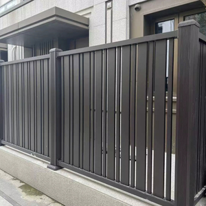 Hiện Đại Nhôm Slat Hàng Rào Hệ Thống 6 Ft Có Thể Thu Vào Trượt Louver Cổng Hàng Rào Cho Nhà Ở Và Sử Dụng Nhà - Product Image 2
