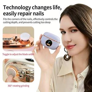 Cortauñas Eléctrico Automático para Bebés y Niños con Cuchilla Curva, Diseño Inalámbrico Recargable, Apertura de Mandíbula Ancha y Portátil - Product Image 3