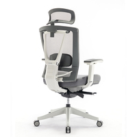 Fauteuil de bureau ergonomique moderne à dossier haut en maille, pivotant, avec accoudoirs 4D, pour dirigeant, vente en gros