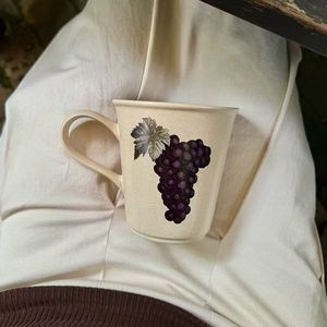 Hot New Frosted Eco-friendly Ceramic Mugs with Cartoon Patterns Food Safe Dishwasher & Microwave Safe Customizable Colors - Product Image 3