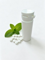 0.4g Uncoated Mint Compressed Candy, Xylitol Sugar-Free Mint Tablets with Customizable Formulas, OEM Manufacturer