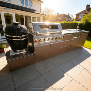 Fournisseur de cuisine conçoit un barbecue, une cuisine de <span class=keywords><strong>camping</strong></span> en plein air et un ensemble de cuisine en acier inoxydable avec armoire - Product Image 1