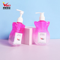 Bouteilles en plastique PET de 250 ml/500 ml/750 ml en forme de papillon et de gourde pour lotion et shampoing avec impression personnalisée