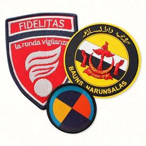 No Minimum Order Embroidered Design <b>Patch</b> Custom Logo Sew Heat Iron on Clothes Woven Embroidery <b>Patches</b> - Product Image 6