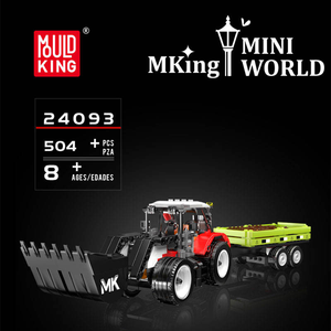 Mould King 24093 504PCS Serie de ingeniería Remolque agrícola Modelo de bloques de construcción Juguete educativo técnico Festival Regalo - Product Image 2
