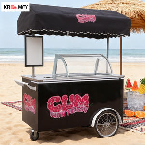 2025 Hot Pizza Oven Tricycle Freezer <b>For</b> <b>Sale</b> Burger Snacks <b>Trolley</b> Ice Cream Food Cart - Product Image 2