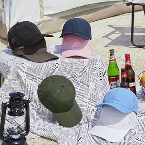 Gorra de béisbol con protección UV para primavera y verano para hombres y mujeres, sombrero de red con <span class=keywords><strong>lengua</strong></span> de pato impermeable de secado rápido, Material de nailon transpirable - Product Image 4