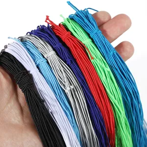 Bandas elásticas multicolores de 0,8mm, <span class=keywords><strong>cord</strong></span>ón de cuero con costura de goma de 23/69 metros para fabricación de joyas de boda, accesorio de ropa de costura DIY - Product Image 6