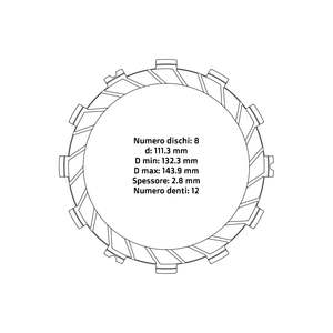 NRTeam FANTIC 250 XEF 21-25 gruppo frizione in acciaio per camion e auto per Mercedes-Benz e Infiniti nuovi e usati - Product Image 1